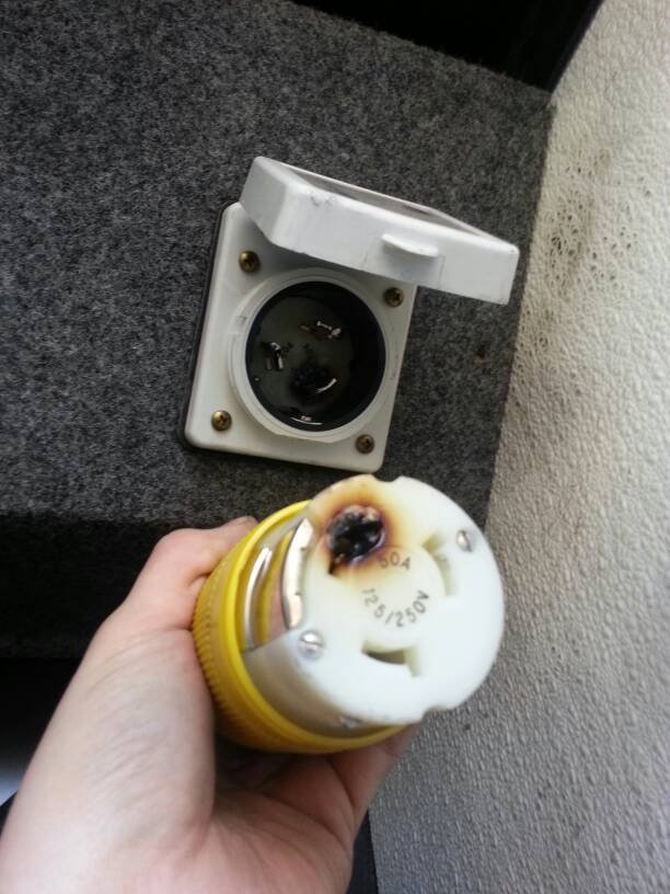 Neutral wire failure at the inlet